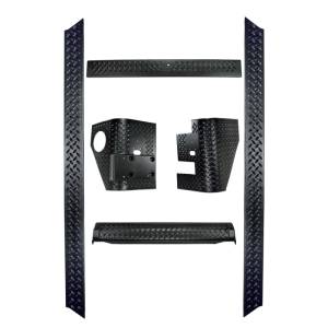 Armor & Protection - Body Protection Kits - Rugged Ridge - Rugged Ridge Body Armor Kit, 6 Piece; 97-06 Jeep Wrangler TJ 11650.51