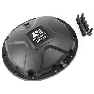 Rugged Ridge - Rugged Ridge Boulder Aluminum Differential Cover, Black, for Dana 35 16595.14 - Image 3