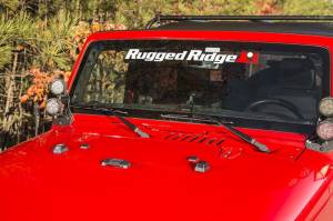 Rugged Ridge - Rugged Ridge Elite Hood Dress Up Kit; 97-18 Jeep Wrangler TJ/JK 11101.08 - Image 3