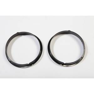 Rugged Ridge - Rugged Ridge Headlight Bezel Kit, Black; 97-06 Jeep Wrangler TJ 12419.23 - Image 2