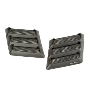 Rugged Ridge Hood Vent Kit, Performance, Black; 97-18 Jeep Wrangler JK 17759.09