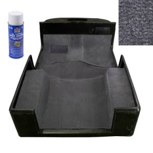Rugged Ridge Deluxe Carpet Kit, with Adhesive, Gray; 97-06 Jeep Wrangler TJ 13696.09