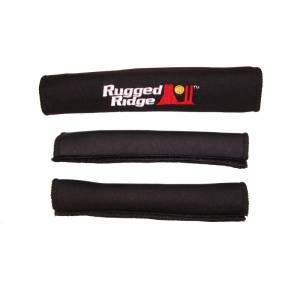 Rugged Ridge Grab Handle Cover Kit, Neoprene, Black; 97-06 Jeep Wrangler TJ 13305.52