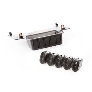 Rugged Ridge - Rugged Ridge Switch Panel Kit; Lower, 5 Etched Switches; 11-18 Jeep Wrangler JK 17235.73 - Image 2