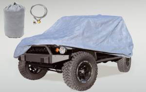 Armor & Protection - Body Covers - Rugged Ridge - Rugged Ridge Car Cover Kit; 07-21 Jeep Wrangler JK/JL 13321.81