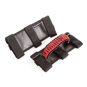 Rugged Ridge - Rugged Ridge Grab Handle Kit, Paracord, Red/Black; 55-21 Jeep CJ/Wrangler/Gladiator 13505.31 - Image 5