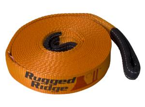 Towing & Recovery - Tow Straps - Rugged Ridge - Rugged Ridge Tow Recovery Strap, 1 Inch x 15 feet; ATV/UTV 15104.04