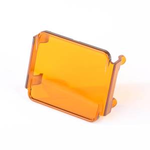 Rugged Ridge Light Cover, 3 Inch, Square, Amber 15210.67