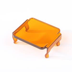 Rugged Ridge - Rugged Ridge Light Cover, 3 Inch, Square, Amber 15210.67 - Image 3