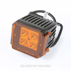 Rugged Ridge - Rugged Ridge Light Cover, 3 Inch, Square, Amber 15210.67 - Image 4