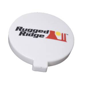 Rugged Ridge Light Cover, 6 Inch, White, Off Road 15210.54