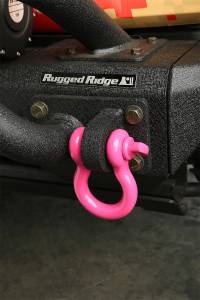 Rugged Ridge - Rugged Ridge D-Ring Shackle Kit, 3/4 inch, Pink, Steel, Pair 11235.09 - Image 3