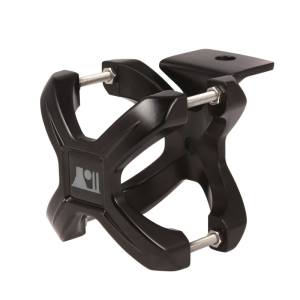 Rugged Ridge This black X-Clamp from Rugged Ridge fits all 1.25 inch to2 inch round bars. 11031.01