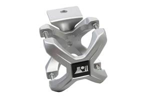 Rugged Ridge This silver X-clamp from Rugged Ridge fits all 2.25-3 inch round bars. 11030.10