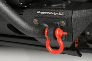 Rugged Ridge - Rugged Ridge D-Ring Shackle Kit, 3/4 inch, Red, Steel, Pair 11235.08 - Image 4