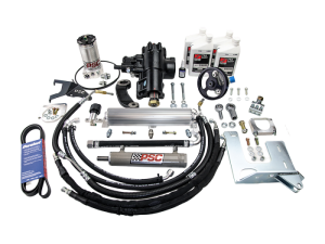 PSC Steering Cylinder Assist Steering Kit Bolt On OE Axle 1.5OS Tie Rod 07-11 Wrangler 3.8L - SK688R38JP1-OE-1.5OS