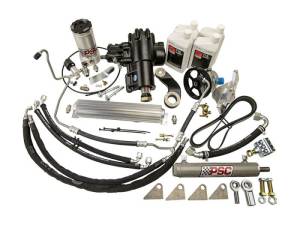 PSC Steering Cylinder Assist Steering Kit Weld On 8.0 Afm Axle 2.0 Tie Rod 12-18 Wrangler JK 3.6L - SK688R36JP1-8.0W-2.0