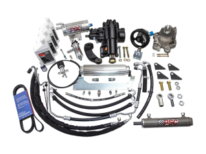 PSC Steering Cylinder Assist Steering Kit Weld On 8.0 AFM Axle 1.25 Tie Rod WGladiator JT/Wrangler 3.6L Non-ETorque - SK689R36JP3-8.0W-1.25