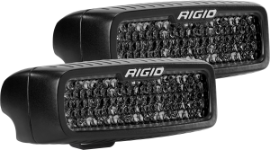 Rigid Industries Spot Diffused Midnight Surface Mount Pair SR-Q Pro - 905513BLK