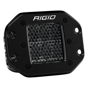 Rigid Industries Spot Diffused Midnight Flush Mount Pair D-Series Pro - 212513BLK
