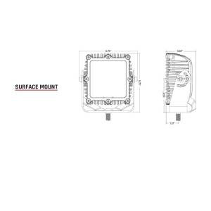 Rigid Industries - Rigid Industries Flood Diffused White Housing Q-Series Pro - 245513 - Image 3