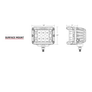 Rigid Industries - Rigid Industries Driving Surface Mount Pair D-SS Pro - 262313 - Image 3