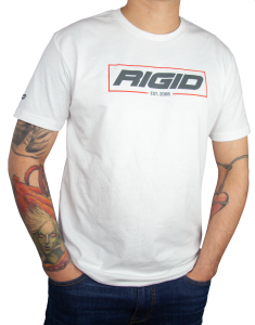 RIGID T Shirt Established 2006 Medium White - 1050