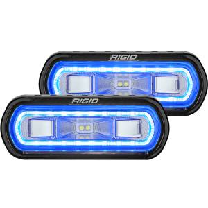 Rigid Industries SR-L Series Off-Road Spreader Pod 3 Wire Surface Mount with Blue Halo Pair - 53121