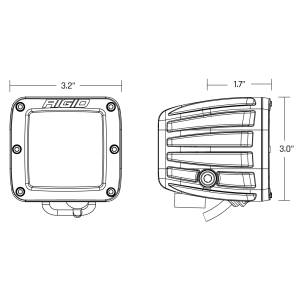 Rigid Industries - Rigid Industries D-Series SAE Fog Yellow/White Pair - 50482 - Image 4