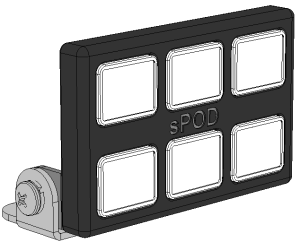 sPOD - sPOD SourceLT w/ Mini6 for Universal w/ 84 Inch Battery Cabless - SLM6UNI84 - Image 5