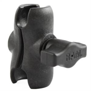 Electrical - Electrical Sockets & Adapters - sPOD - sPOD RAM Composite Short Double Socket Arm for 1 Inch Balls - 860245