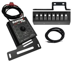 sPOD - sPOD BantamX w/ Red LED Switch panel for JK 2009-2018 - 870085