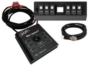 sPOD - sPOD SourceLT w/ Genesis Adapter and Red LED Switch Panel for JK 2009-2018 - 873155