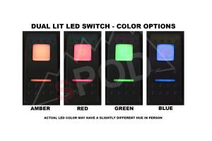 sPOD - sPOD SourceLT w/ Air Gauge and Amber LED Switch Panel for JK 2009-2018 - 873075 - Image 2