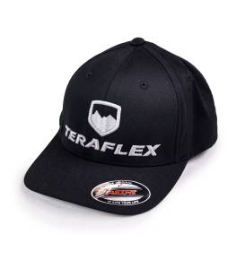 Shop By Category - Gear & Apparel - TeraFlex - Premium FlexFit Hat Black Large / XL TeraFlex