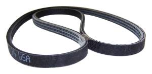 Crown Automotive Jeep Replacement Accessory Drive Belt For Use w/ 1996-1998 Chrysler-Dodge GS Europe Minivan w/ 2.5L Diesel Engine w/o 120 Amp Alternator  -  4863835