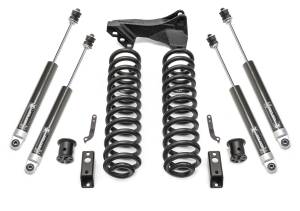ReadyLift Coil Spring Leveling Kit 2.5 In. Coil Spring Front Lift w/Falcon 1.1 Monotube Front/Rear Shocks Front Track Bar Bracket - 46-27290