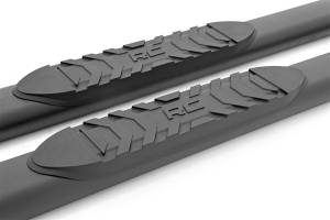 Rough Country - Rough Country Oval Nerf Step Bar Pair Black Incl. Hardware - 21007 - Image 5