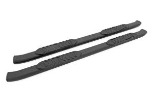 Rough Country Oval Nerf Step Bar Black - 21010