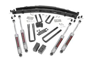 Rough Country Suspension Lift Kit w/Shocks 4 in. Lift - 300.20