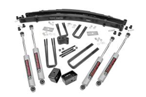 Rough Country Suspension Lift Kit w/Shocks 4 in. Lift - 305.20