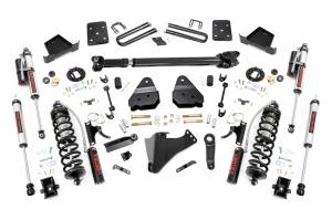 Rough Country - Rough Country Coilover Coversion Lift Kit 4.5 in. Front Driver Shaft Coilover V2 Shocks - 50659 - Image 1