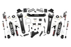 Rough Country Suspension Lift Kit w/Shocks 6 in. Lift Radius Arm Overloaded Vertex Coilover Shocks - 51259