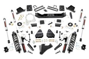 Rough Country Suspension Lift Kit w/Shocks 6 in. Lift No Overloaded V2 Coilover Shocks - 51356