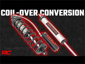 Rough Country - Rough Country Coilover Coversion Lift Kit 6 in. Lift 4-Link No Overload Springs Diver shaft Coilover Vertex Shocks - 52659 - Image 5