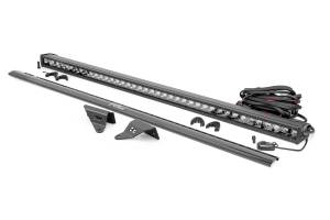 Rough Country LED Light Bar Upper Windshield 40 in. Black Single Row - 71041
