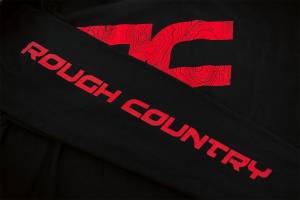 Rough Country - Rough Country T-Shirt Long Sleeve Black RC Tread Sleeve Black 2XL - 840992XL - Image 5