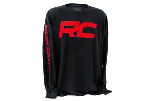 Rough Country T-Shirt Long Sleeve Black RC Tread Sleeve Black 3XL - 840993XL