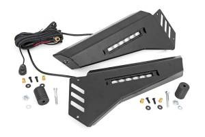 Rough Country Front Bumper Panels 6 in. LED Light Bars w/o Stinger - 92023