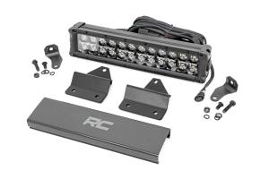 Rough Country LED Light Kit 12 in. w/DRL LED Hood Mount Dual Row For Models 2018-2022 Intimidator GC1K 4WD - 95010